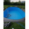 Ovalni montažni bazen GRE ukopni - set (dubina 1,5m)
